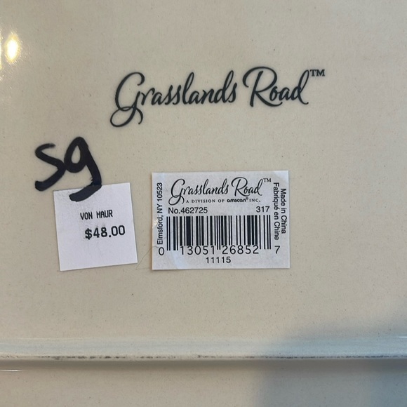 Grasslands Road Holiday Grasslands Road Merry Christmas Platter